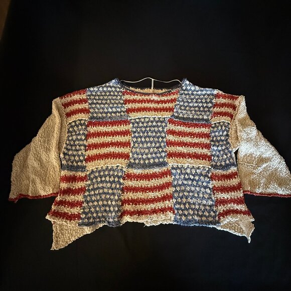 Free People Liberty Pullover Sweater Sz L - Picture 4 of 13